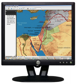 maps of the holy land
